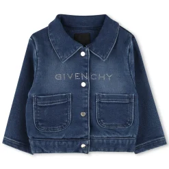 Clearance GIVENCHY Cardigan en denim molletonné DENIM BLUE