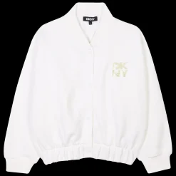 Clearance DKNY Cardigan en molleton OFFWHITE