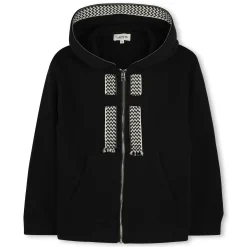 Hot LANVIN Cardigan en molleton BLACK