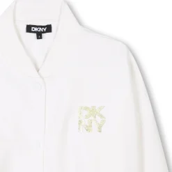 Clearance DKNY Cardigan en molleton OFFWHITE