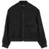 Online KARL LAGERFELD KIDS Cardigan zippé BLACK