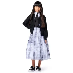 Online KARL LAGERFELD KIDS Cardigan zippé BLACK