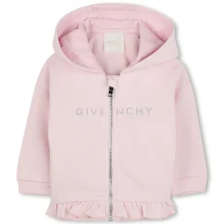 Hot GIVENCHY Cardigan zippé à capuche MARSHMALLOW