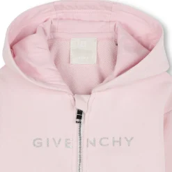 Hot GIVENCHY Cardigan zippé à capuche MARSHMALLOW