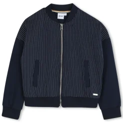 Online BOSS Cardigan zippé à poches BLEU CARGO