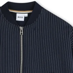 Online BOSS Cardigan zippé à poches BLEU CARGO