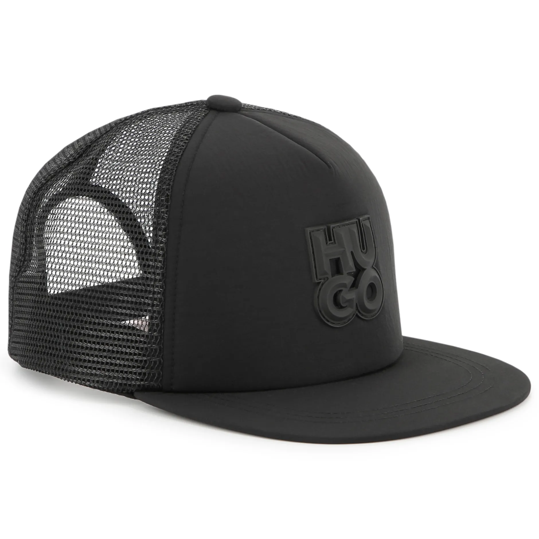 Sale HUGO Casquette bi-matières BLACK