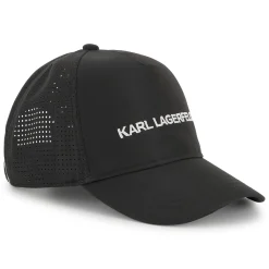 Fashion KARL LAGERFELD KIDS Casquette brodée ajustable BLACK