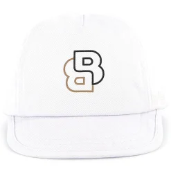 Sale BOSS Casquette fermeture auto-aggripanteée BLANC