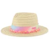 New BILLIEBLUSH Chapeau bande rayée et perles MULTICO