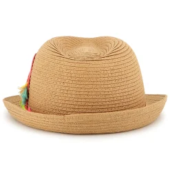 Fashion BILLIEBLUSH Chapeau moulé avec oiseau STORM PINK