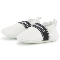New KARL LAGERFELD KIDS Chaussons siglés BLANC
