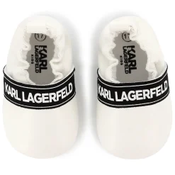 New KARL LAGERFELD KIDS Chaussons siglés BLANC