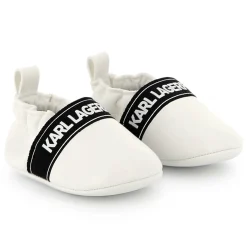 New KARL LAGERFELD KIDS Chaussons siglés BLANC