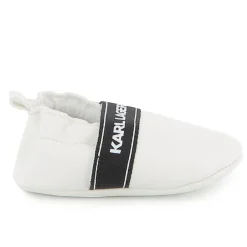 New KARL LAGERFELD KIDS Chaussons siglés BLANC