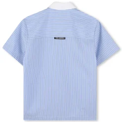 Online KARL LAGERFELD KIDS Chemise à manches courtes BLANC BLEU