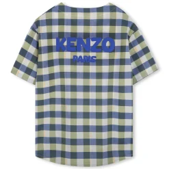 Discount KENZO KIDS Chemise à manches courtes WAVE BLUE