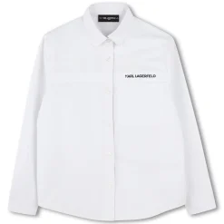 Best KARL LAGERFELD KIDS Chemise à manches longues BLANC