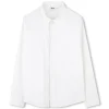 Discount BOSS Chemise ajustée en popeline BLANC