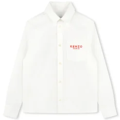 Discount KENZO KIDS Chemise en coton avec broderie RICE