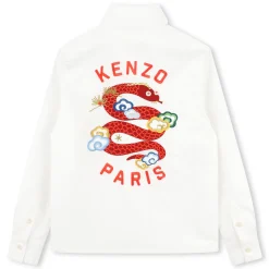 Discount KENZO KIDS Chemise en coton avec broderie RICE