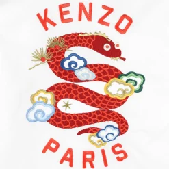 Discount KENZO KIDS Chemise en coton avec broderie RICE
