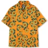 Fashion KENZO KIDS Chemise en satin de coton ORANGE