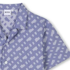 Discount BOSS Chemise manches courtes OCEAN BLUE