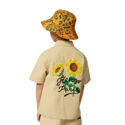 Outlet KENZO KIDS Chemise manches courtes coton CORDE