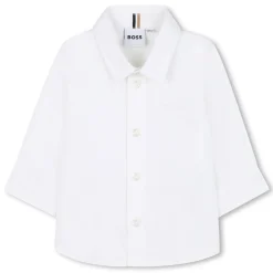 Discount BOSS Chemise manches longues BLANC
