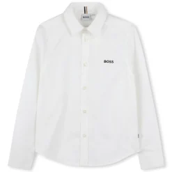Sale BOSS Chemise manches longues BLANC