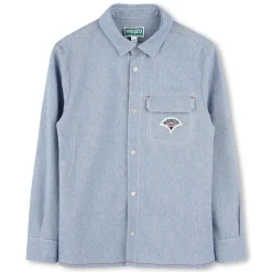 New KENZO KIDS Chemise manches longues coton CHAMBRAY