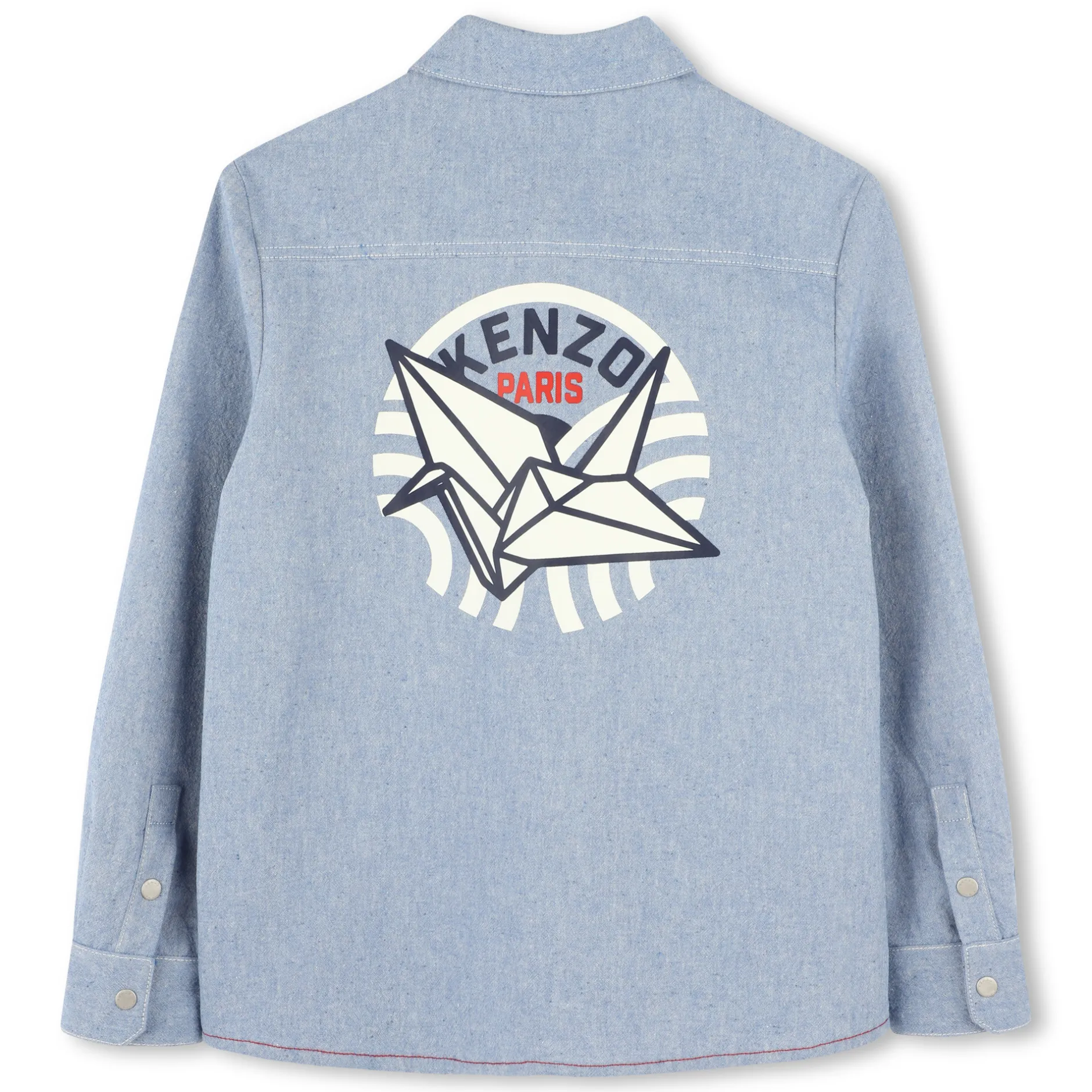 New KENZO KIDS Chemise manches longues coton CHAMBRAY