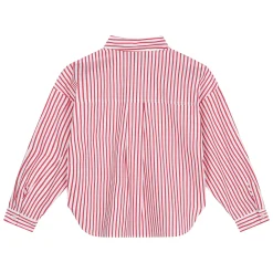 Online DKNY Chemise rayée imprimée BLANC ROUGE