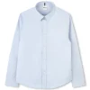 Discount BOSS Chemise uni FADED BLUE