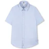 Discount BOSS Chemise uni FADED BLUE