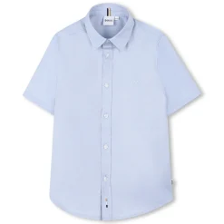 Discount BOSS Chemise uni FADED BLUE