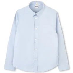 Discount BOSS Chemise uni FADED BLUE