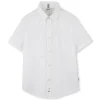Fashion BOSS Chemise uni BLANC