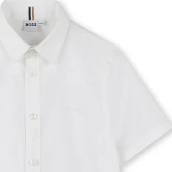 Fashion BOSS Chemise uni BLANC