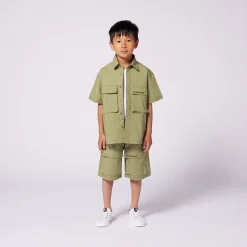 Sale GIVENCHY Chemise unie à poches DEEP OLIVE