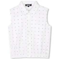 Best DKNY Chemisier sans manche imprimé BLANC NOIR