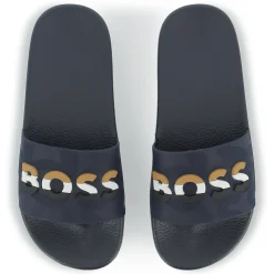 Online BOSS Claquettes BLEU CARGO