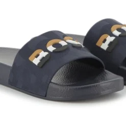 Online BOSS Claquettes BLEU CARGO