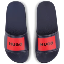 Sale HUGO Claquettes à badges MEDIEVAL BLUE