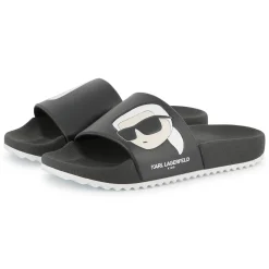 New KARL LAGERFELD KIDS Claquettes à motif BLACK