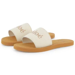 Hot CHLOE Claquettes en textile siglées CRAIE