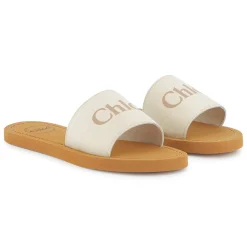 Hot CHLOE Claquettes en textile siglées CRAIE