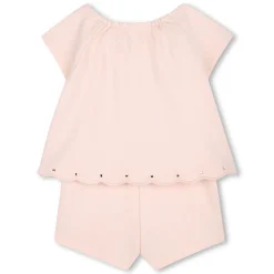 Outlet CHLOE Combinaison courte en molleton PETAL PINK