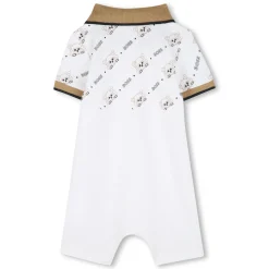 Clearance BOSS Combinaison-short à col polo BLANC
